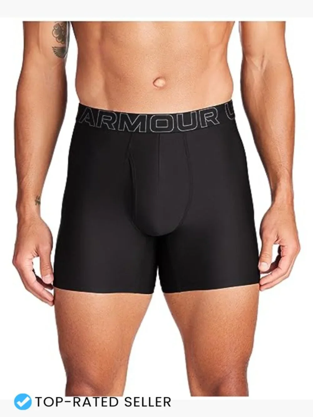 3 Pack Performance Tech Mesh Boxer Briefs 6 Inch Inseam Athletic Activewear